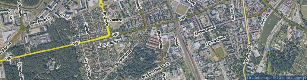 Zdjęcie satelitarne Arkadia ul.